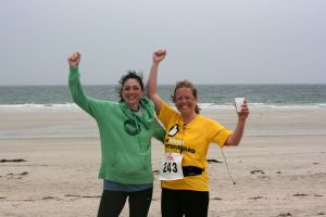 Tiree half marathon after finishing May '14